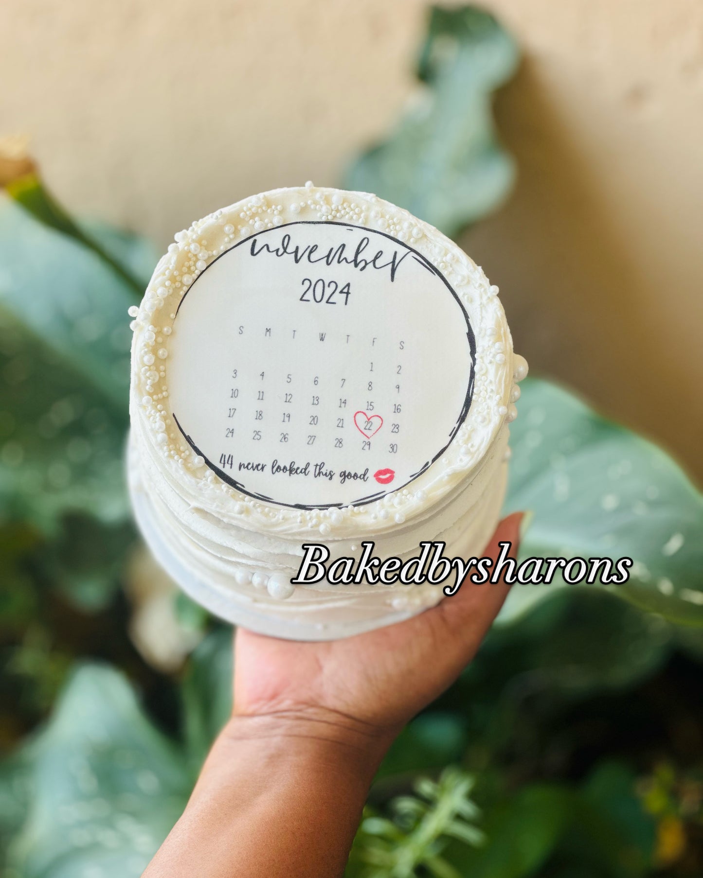 Mini Calendar cake