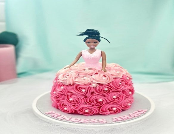 Barbie Doll Cake