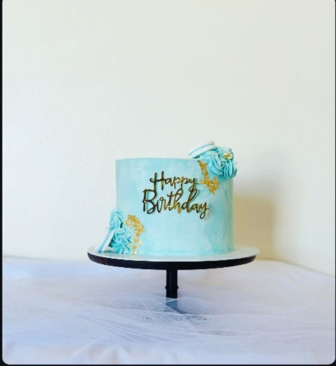 Blue Birthday Cake