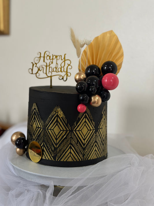 Sleek and Chic Cake