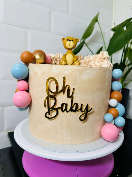 Oh Baby/Gender Reveal Cake