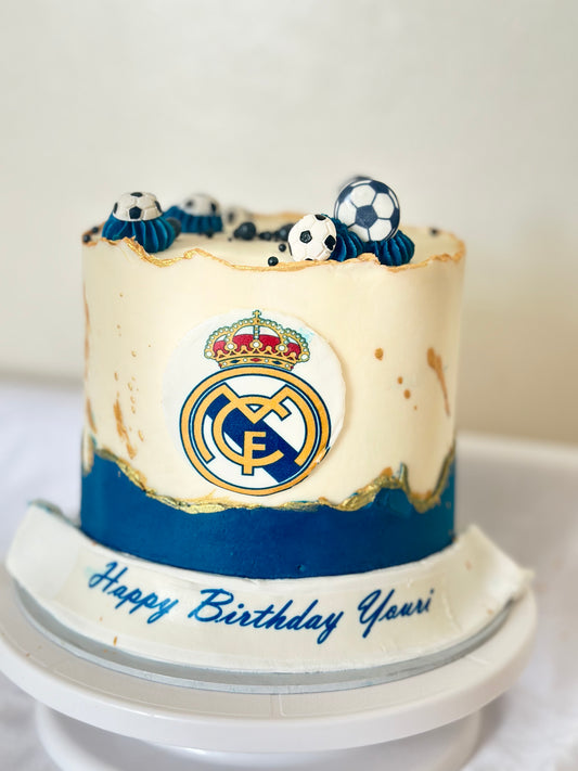 Real Madrid-Themed Cake