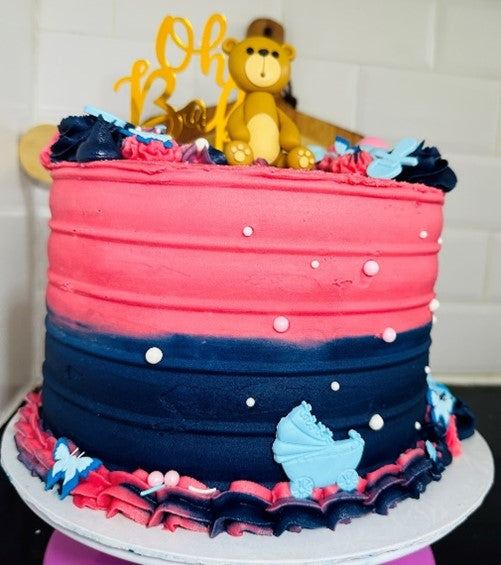 Oh Baby/Gender Reveal Cake