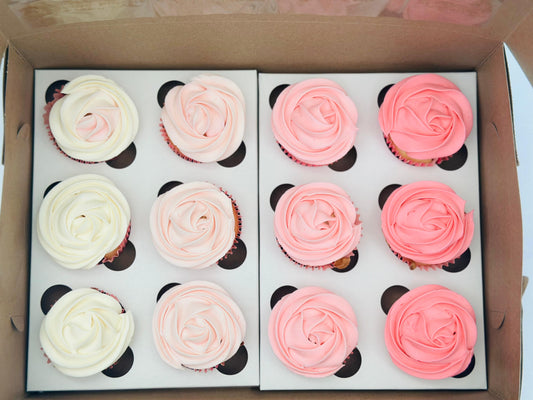 Pink Bliss Cupcakes (Dozen)